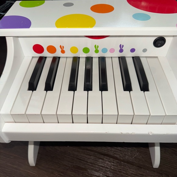 Janod Confetti my first electronic Piano 11.4 inch Tall (item has a crack) - Picture 4 of 10